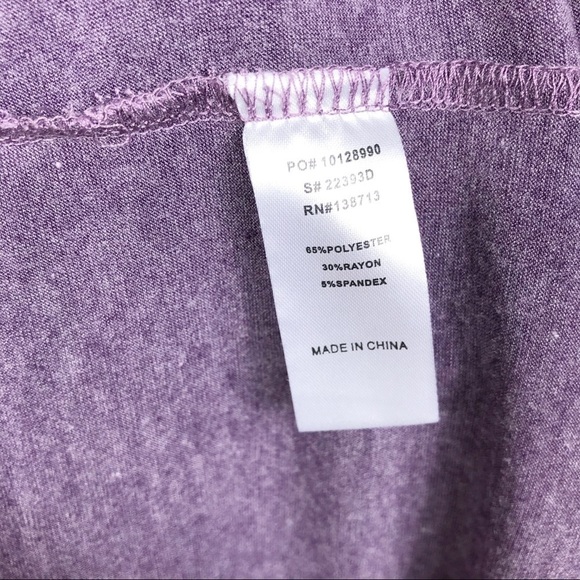 Altar'd State Purple Button Front 3/4 Sleeve Open Back Shift Dress Size XS - Picture 5 of 6